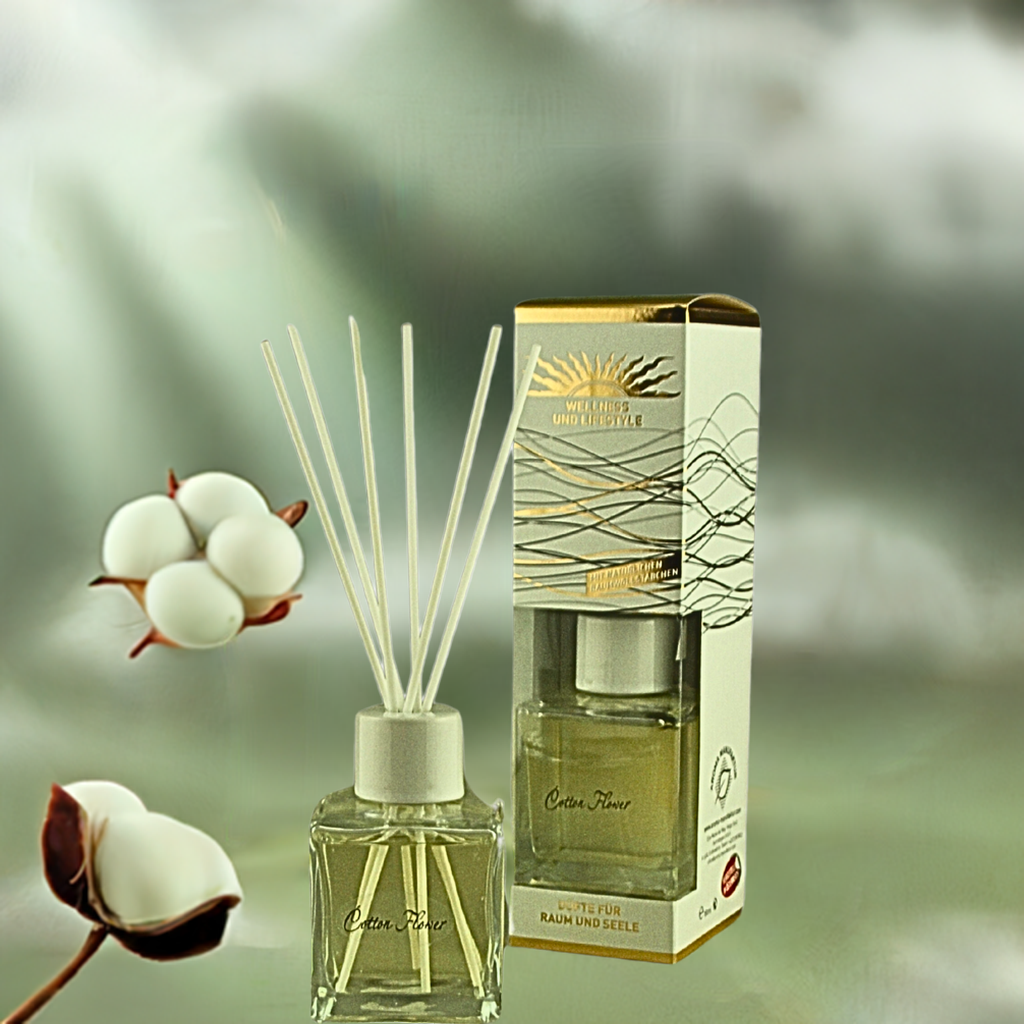 Klar & frisch – De Lux Cotton Flower – Diffusor Aroma Manufaktur® Raumdüfte