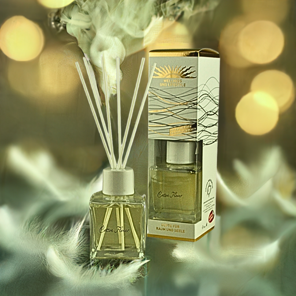 Klar & frisch – De Lux Cotton Flower – Diffusor Aroma Manufaktur® Raumdüfte
