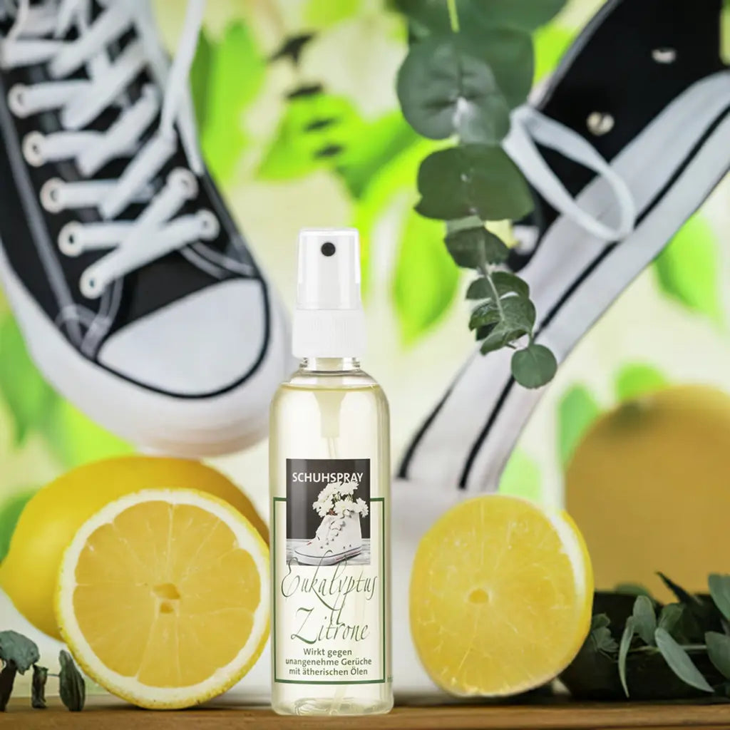 Natürliches Schuhspray mit Eukalyptus & Zitrone – Vegan & umweltfreundlich Aroma Manufaktur®