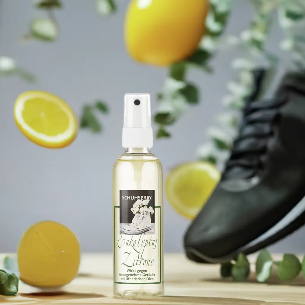 Natürliches Schuhspray mit Eukalyptus & Zitrone – Vegan & umweltfreundlich Aroma Manufaktur®