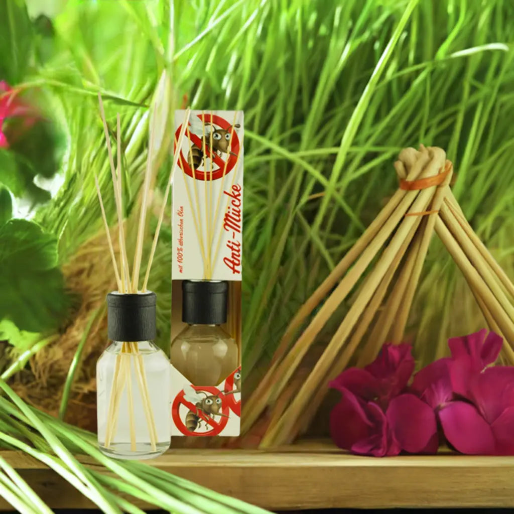 Floral Anti Mücke Diffusor 100 ml – Natürlicher Insektenschutz mit Geraniol Aroma Manufaktur®