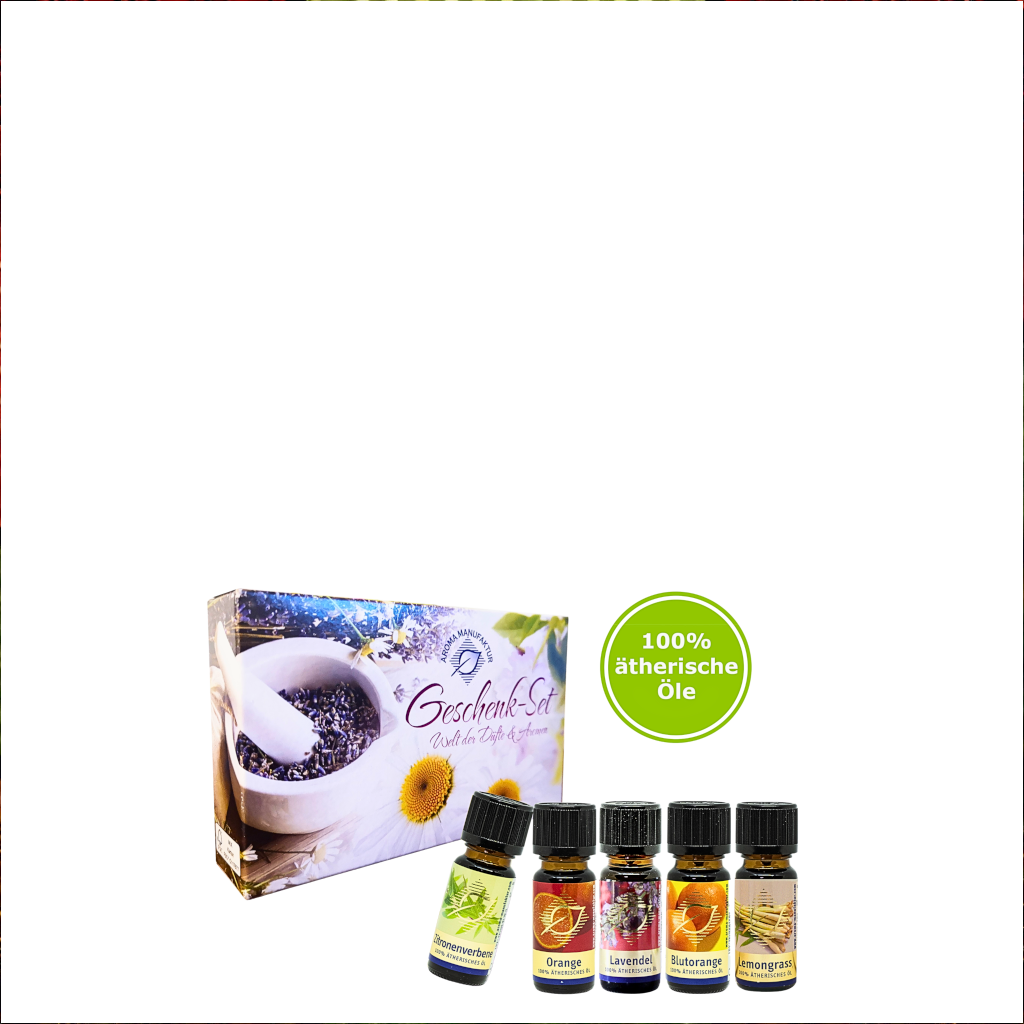 Klassik Gebinde 5x 10 ml Duft Geschenkset ätherisches Öl je 10 ml