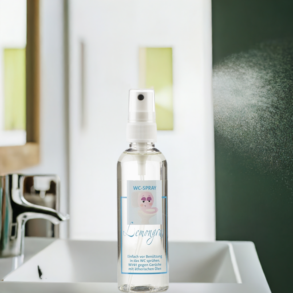 Frischekick – WC-Spray Lemongras – Duftspray Aroma Manufaktur® WC Duftspray
