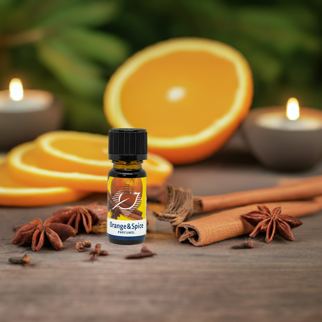 Orange Spice Raumduft – Winterlicher Gewürzduft mit Orangenessenzen, 10 ml Aroma Manufaktur® ätherisches Öl