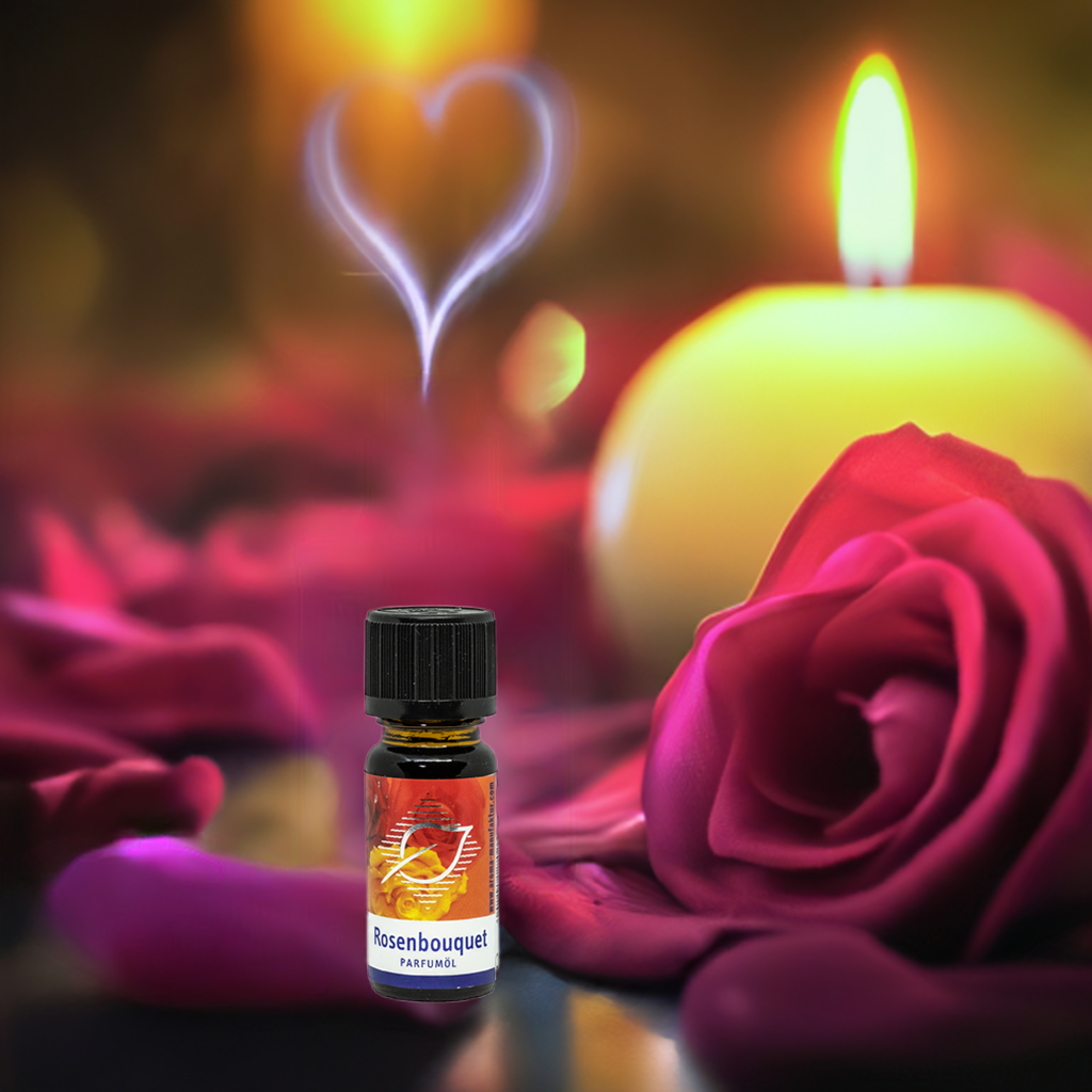 Rosenbouquet Parfümöl – Eleganter Rosenduft für eine blühende Atmosphäre, 10 ml Aroma Manufaktur® ätherisches Öl