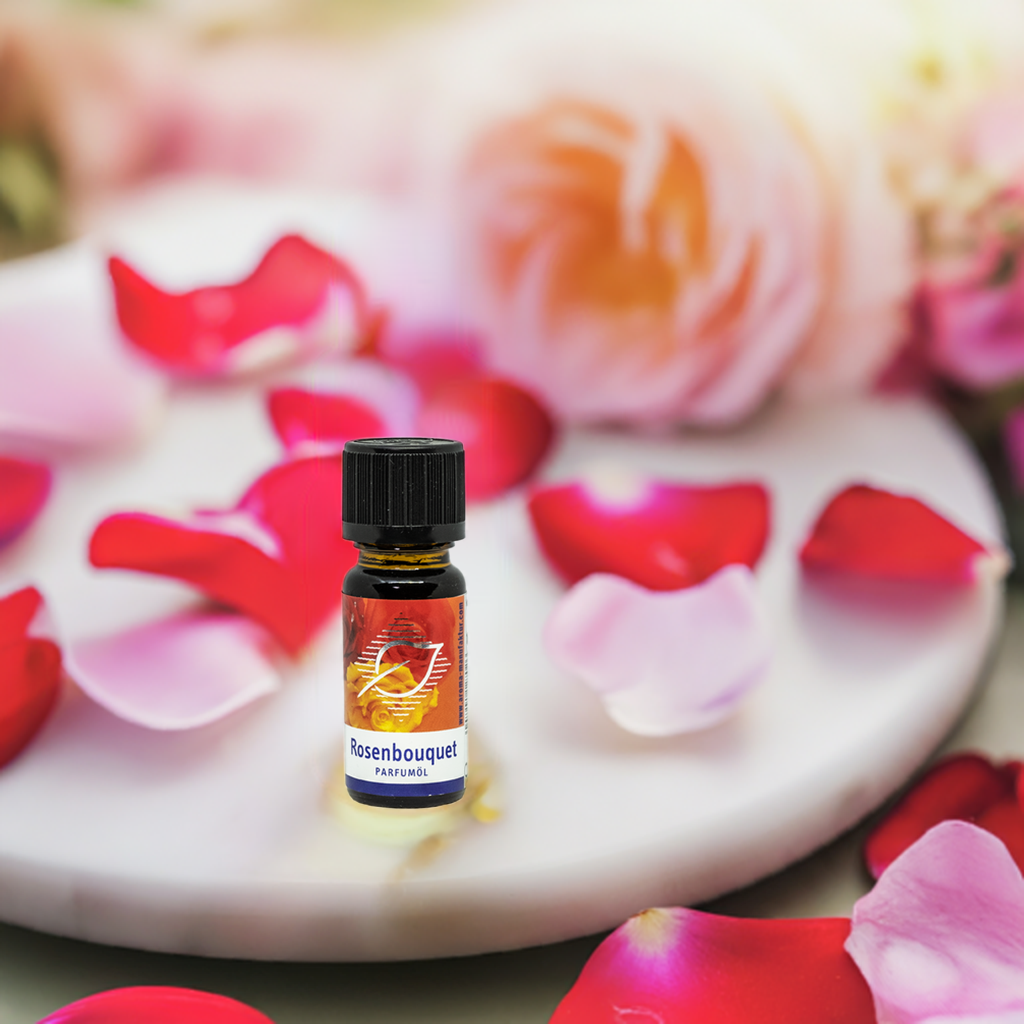 Rosenbouquet Parfümöl – Eleganter Rosenduft für eine blühende Atmosphäre, 10 ml Aroma Manufaktur® ätherisches Öl