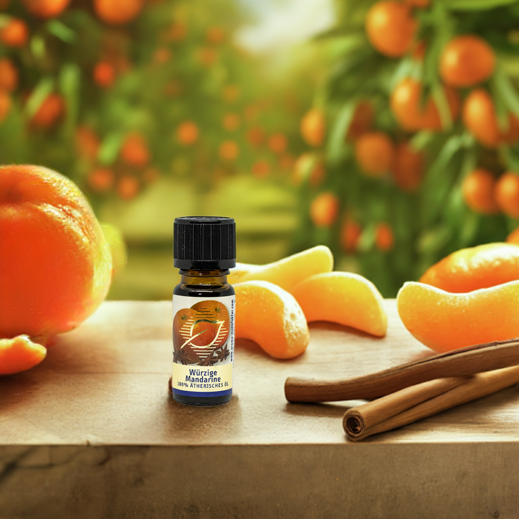 Fruchtig‑würzig – Mandarine – ätherische Ölmischung Aroma Manufaktur® ätherisches Öl