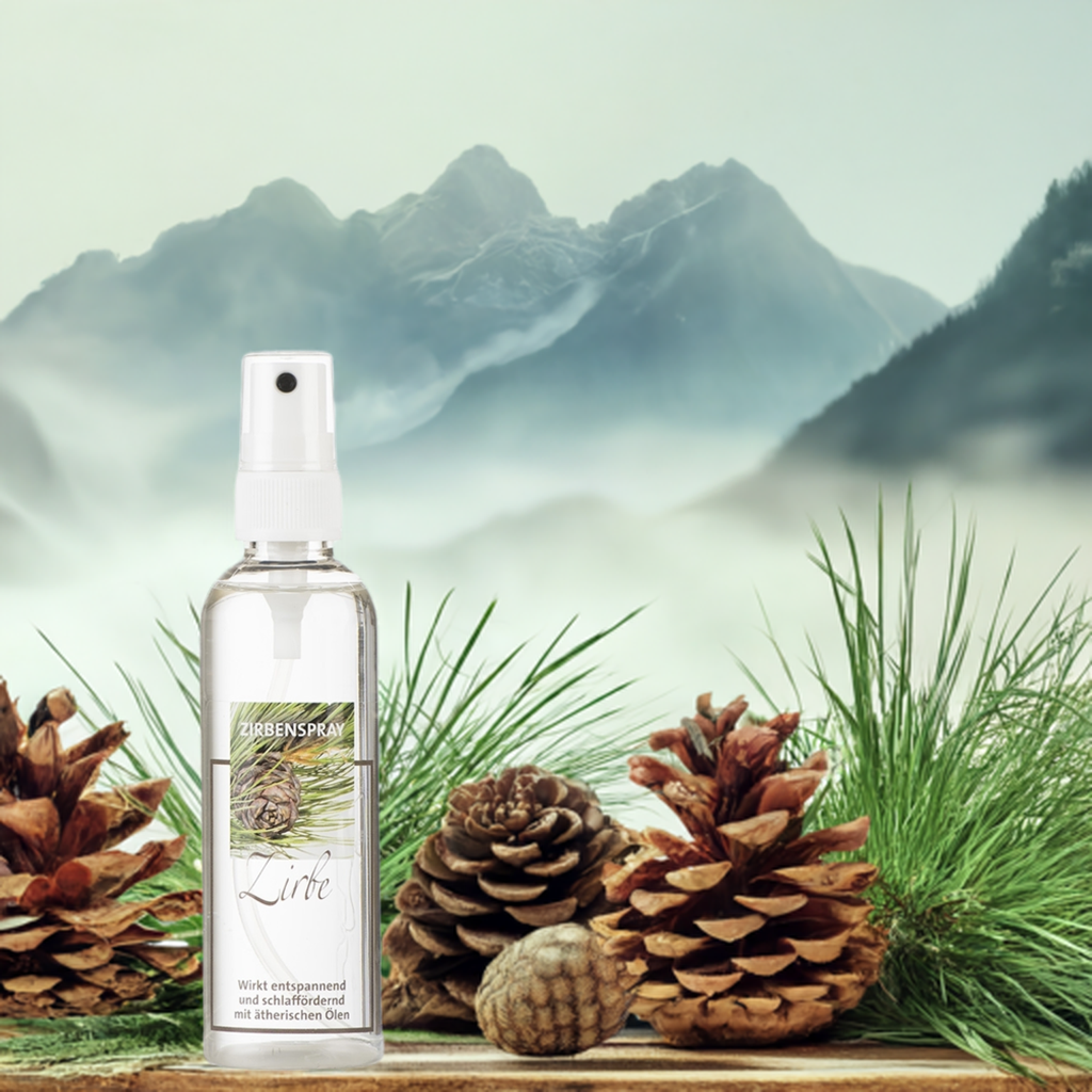 Waldfrische & Ruhe – Zirbe- & Kieferöl – Raumspray Aroma Manufaktur® Zirbespray Duftspray