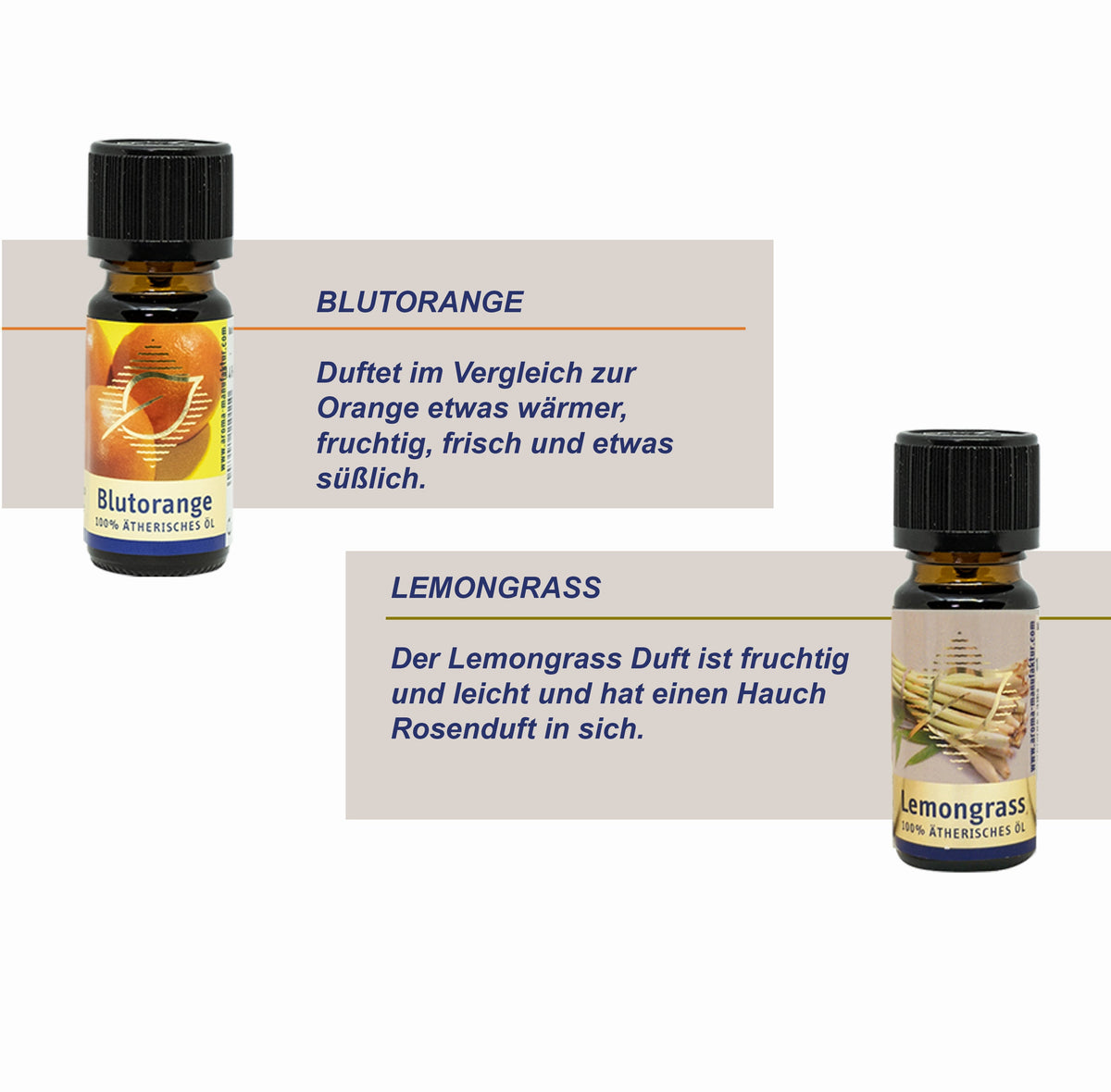 KLASSIK SET - 5 x 10 ml Duft Geschenkset - 100% Klassische ätherische Öle im Set Aroma Manufaktur® ätherisches Öl