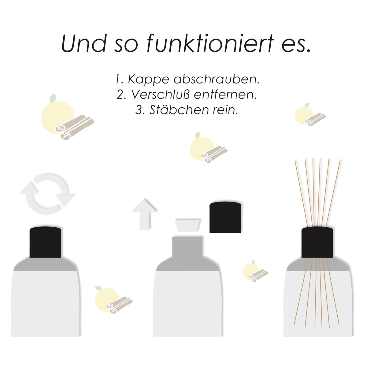 Natur Entspannung Aromasticks 100 ml – Beruhigende Duftmischung für innere Balance Aroma Manufaktur®