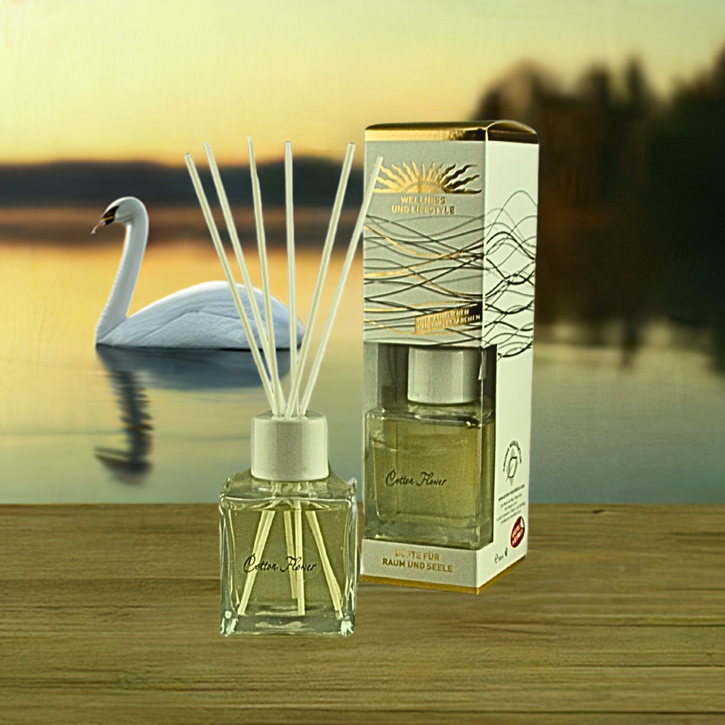 Klar & frisch – De Lux Cotton Flower – Diffusor Aroma Manufaktur® Raumdüfte