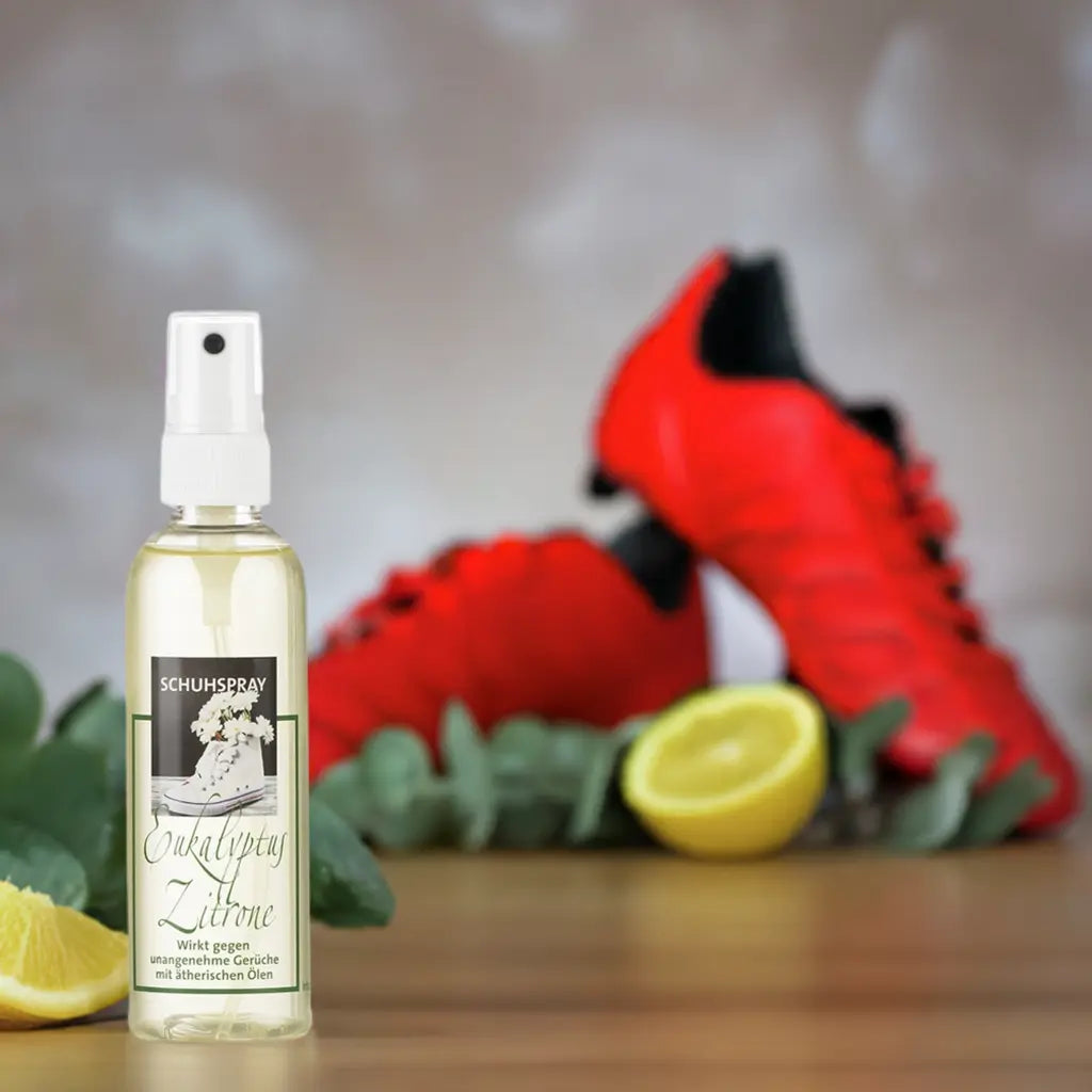 Natürliches Schuhspray mit Eukalyptus & Zitrone – Vegan & umweltfreundlich Aroma Manufaktur®