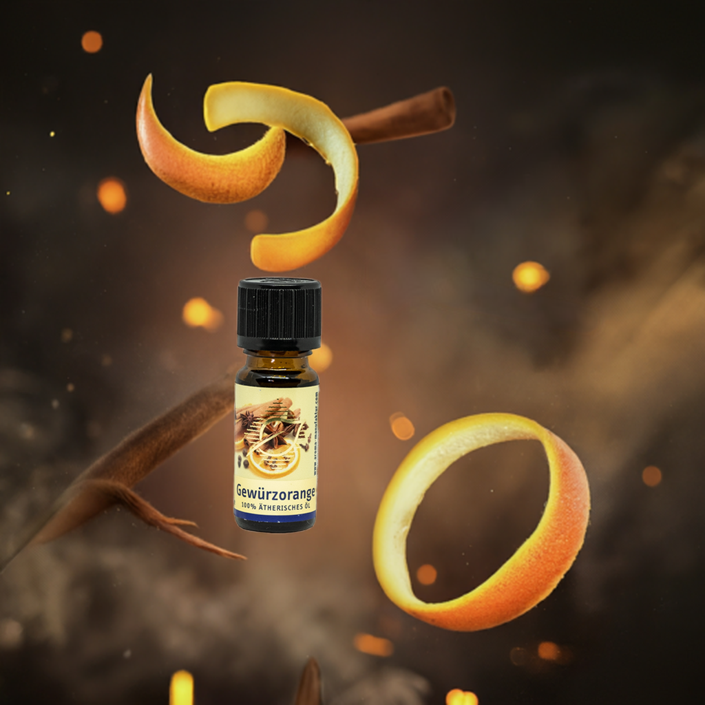 Stimmungsaufhellend – Gewürzorange – ätherische Ölmischung Aroma Manufaktur®