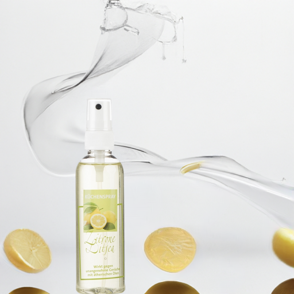 Natürliches Küchen-Duftspray mit Zitrone & Litsea – Frische pur! Aroma Manufaktur® Küche Duftspray