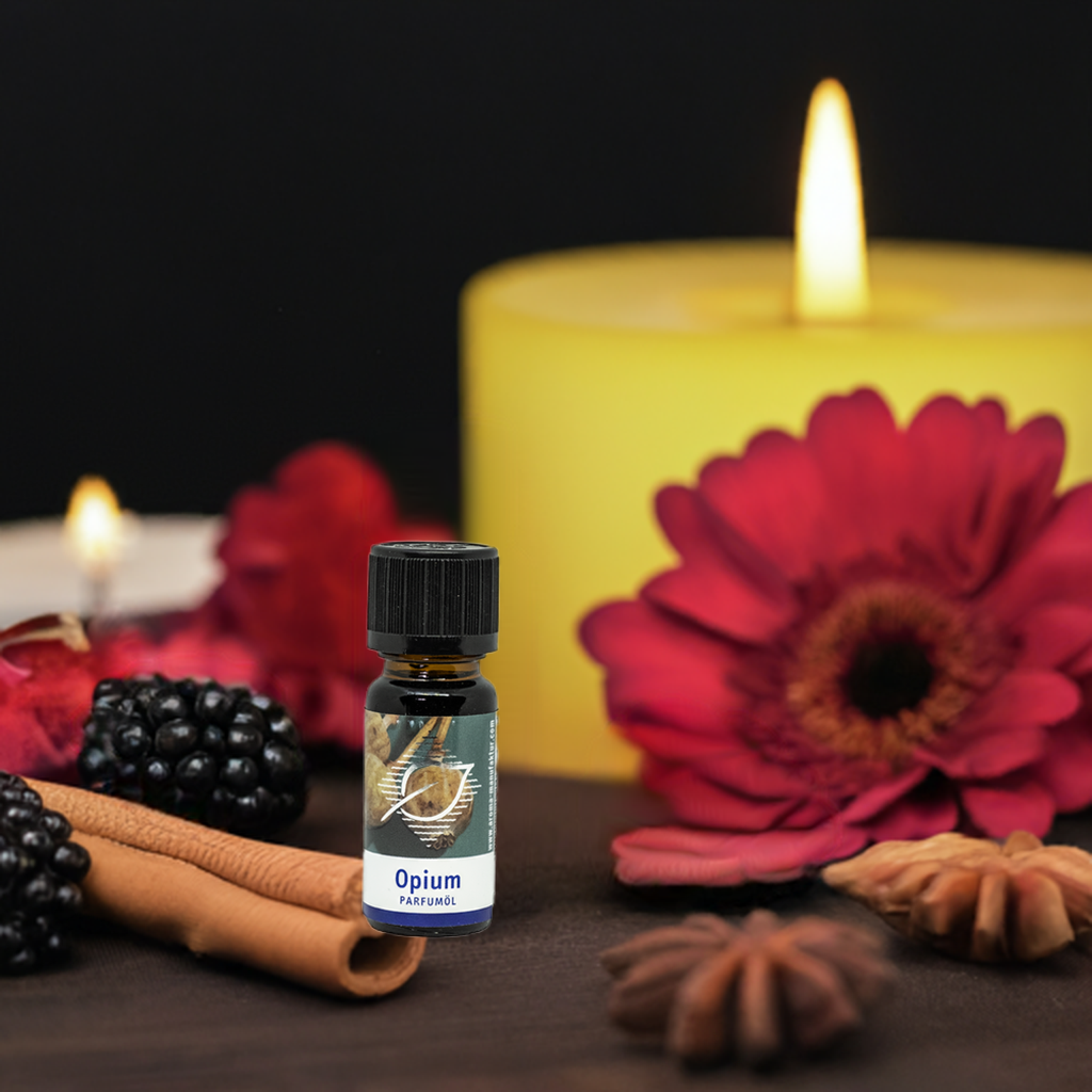 Opium Parfümöl – Sinnlicher Raumduft mit blumigen & würzigen Noten, 10 ml Aroma Manufaktur® ätherisches Öl