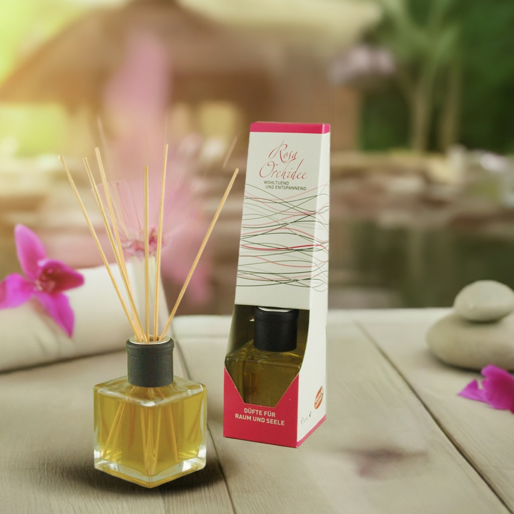 Elegant & blumig – Classic Rosa Orchidee – Diffusor Aroma Manufaktur® Raumdüfte