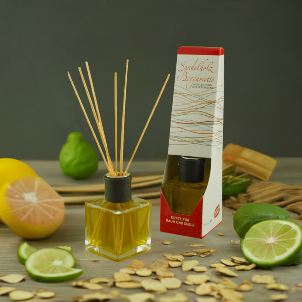 Ausgleichend –  Classic Sandelholz & Bergamotte – Diffusor Aroma Manufaktur® Raumdüfte