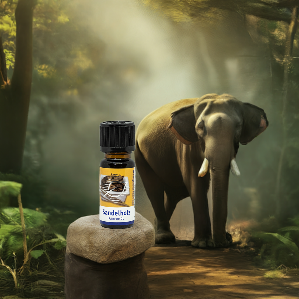 Sandelholz Duftöl – Sinnlicher, orientalischer Raumduft für Wellness, 10 ml Aroma Manufaktur® ätherisches Öl