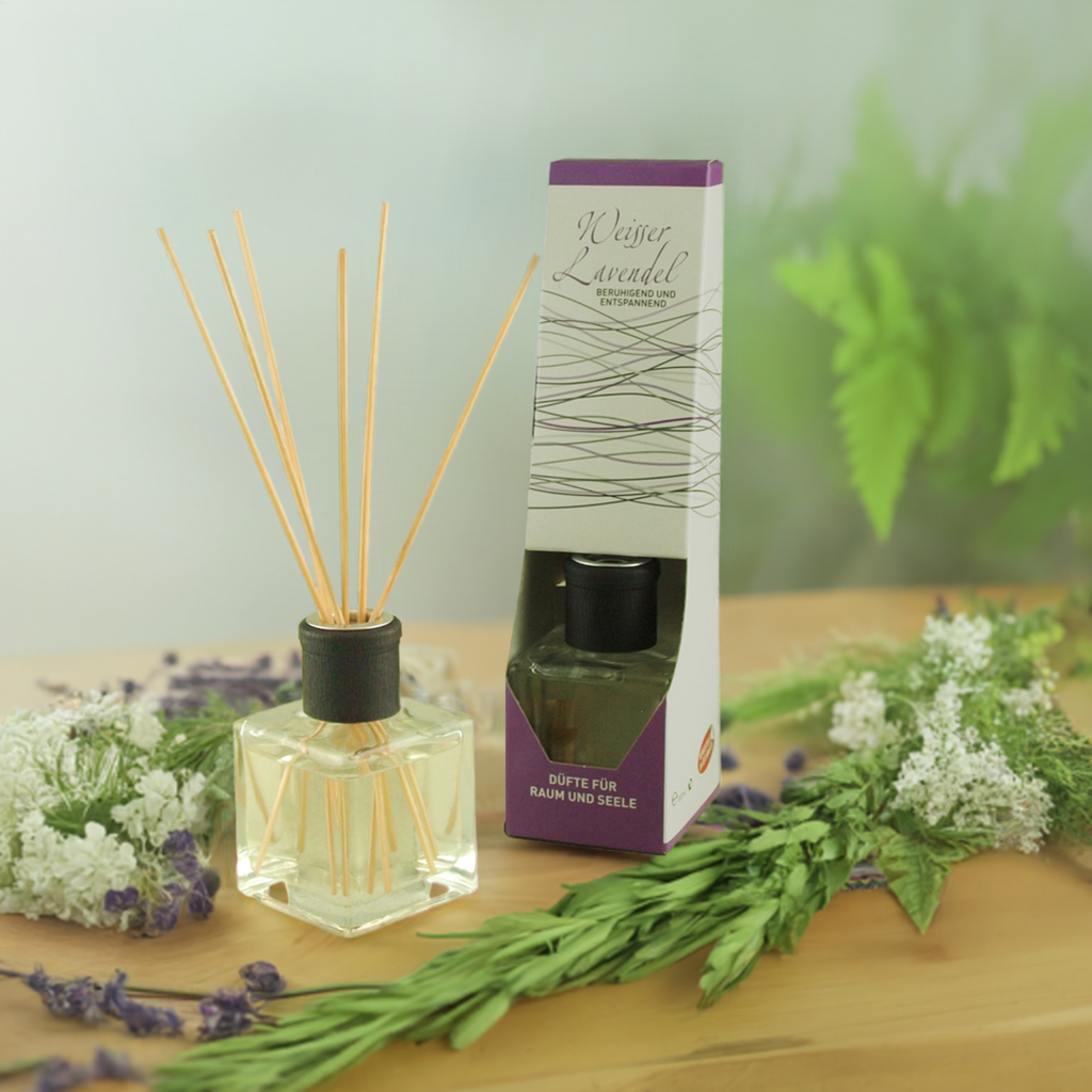 Beruhigend & sanft –  Classic Weißer Lavendel – Diffusor Aroma Manufaktur® Raumdüfte