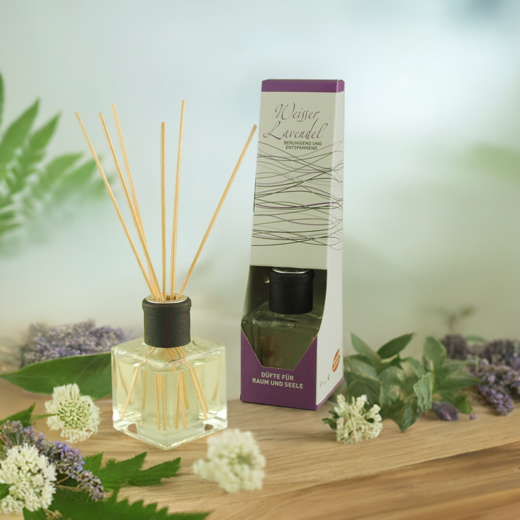 Beruhigend & sanft –  Classic Weißer Lavendel – Diffusor Aroma Manufaktur® Raumdüfte