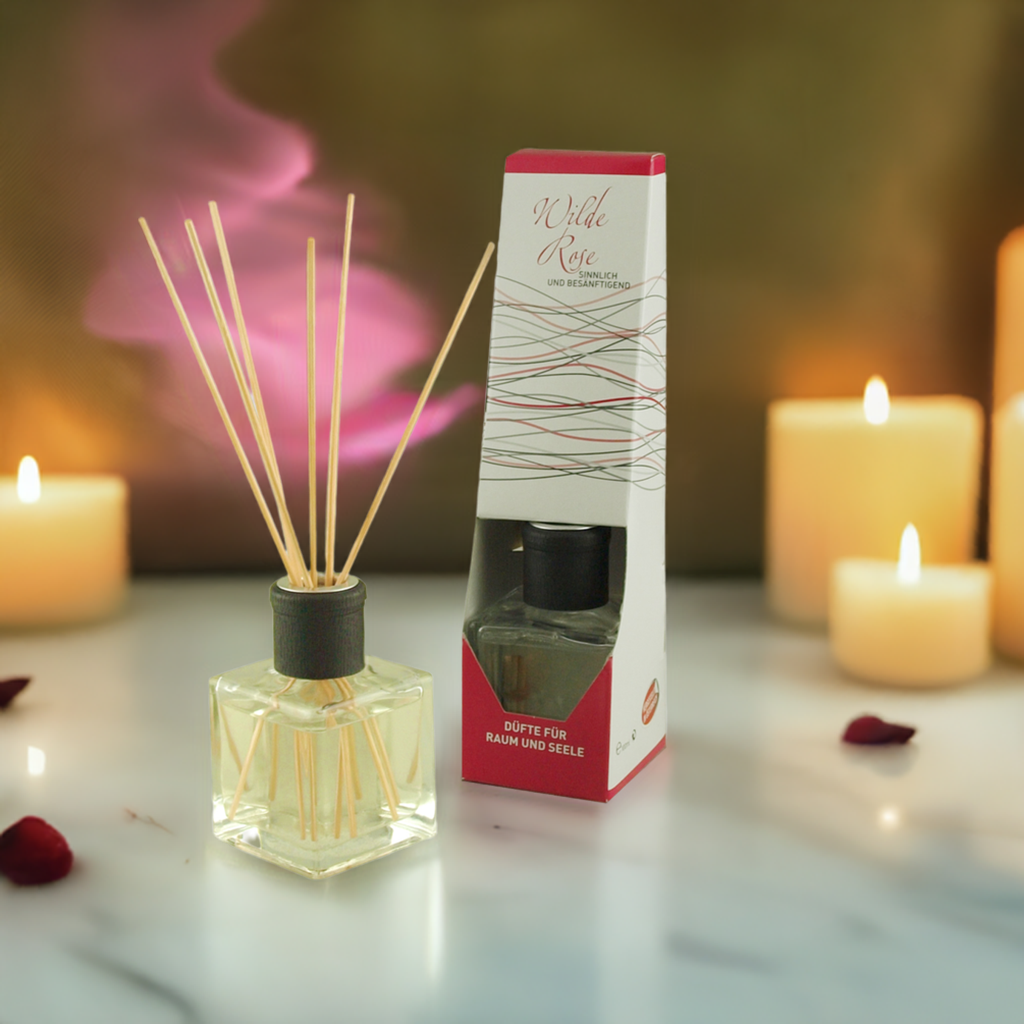 Sinnlich & besänftigend –  Classic Wilde Rose – Diffusor Aroma Manufaktur® Raumdüfte