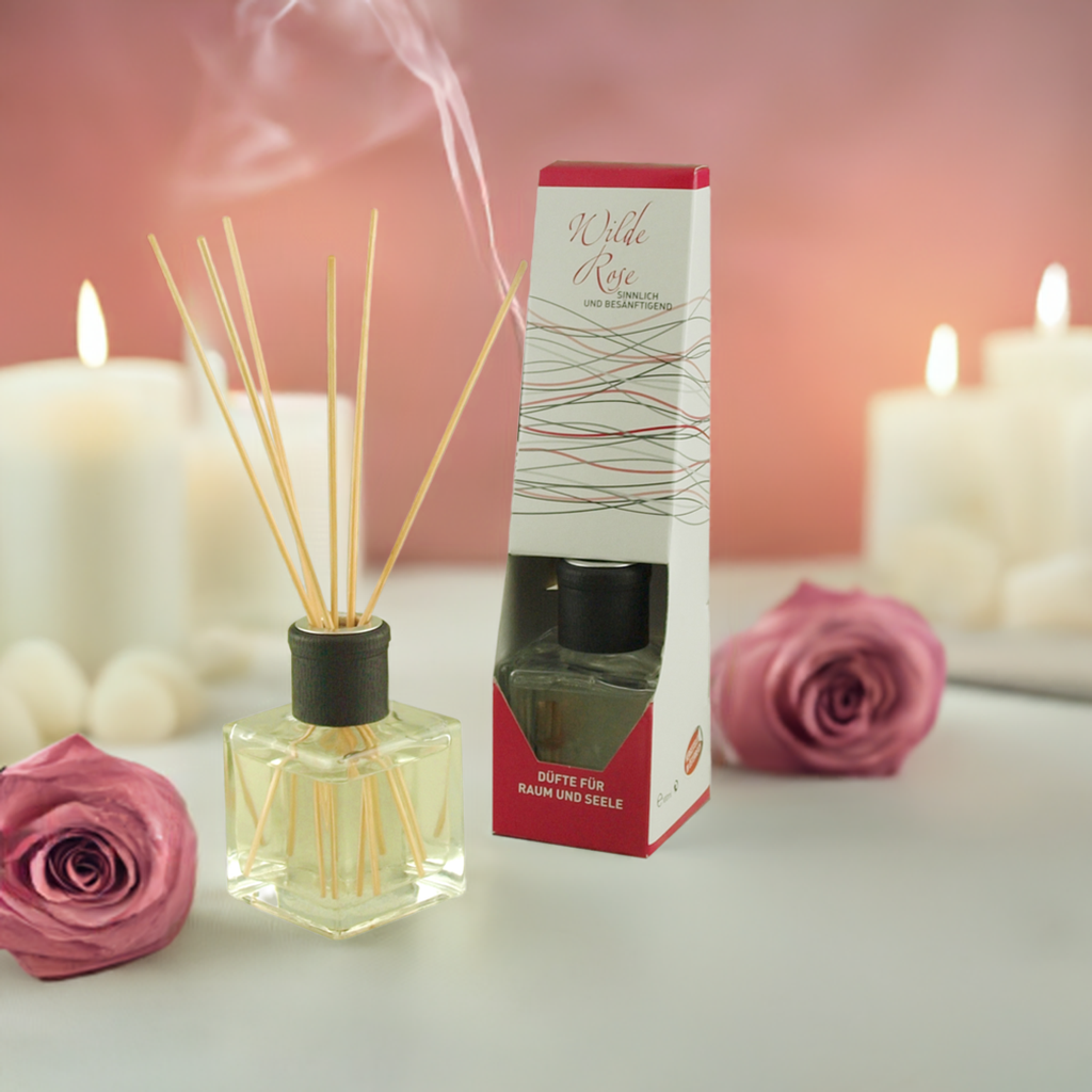 Sinnlich & besänftigend –  Classic Wilde Rose – Diffusor Aroma Manufaktur® Raumdüfte