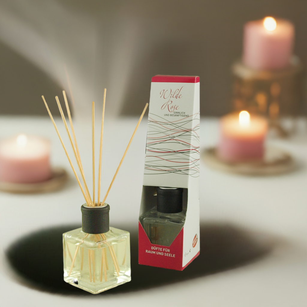 Sinnlich & besänftigend –  Classic Wilde Rose – Diffusor Aroma Manufaktur® Raumdüfte