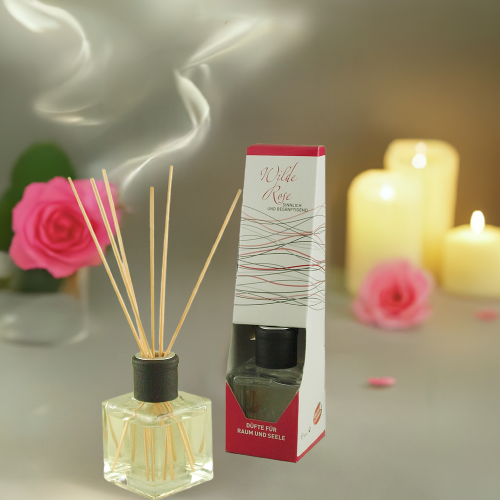 Sinnlich & besänftigend –  Classic Wilde Rose – Diffusor Aroma Manufaktur® Raumdüfte