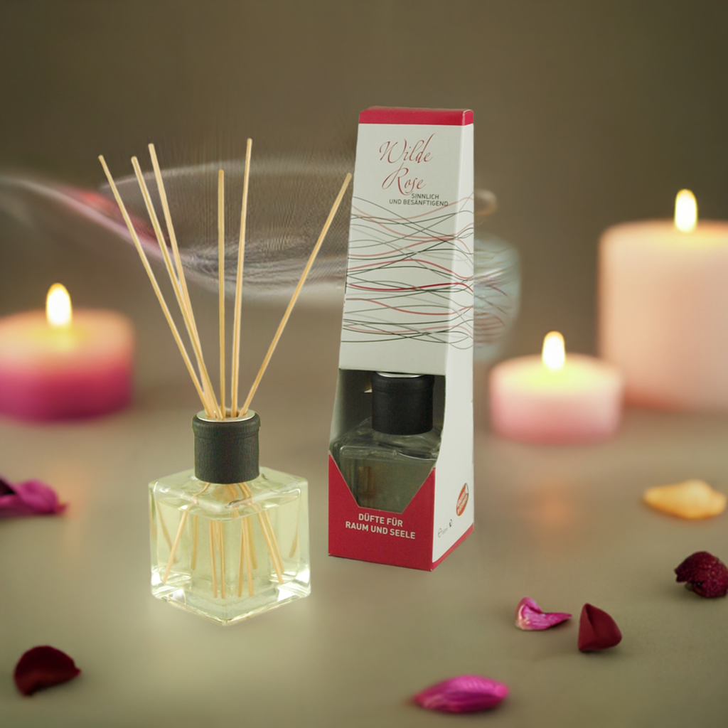 Sinnlich & besänftigend –  Classic Wilde Rose – Diffusor Aroma Manufaktur® Raumdüfte