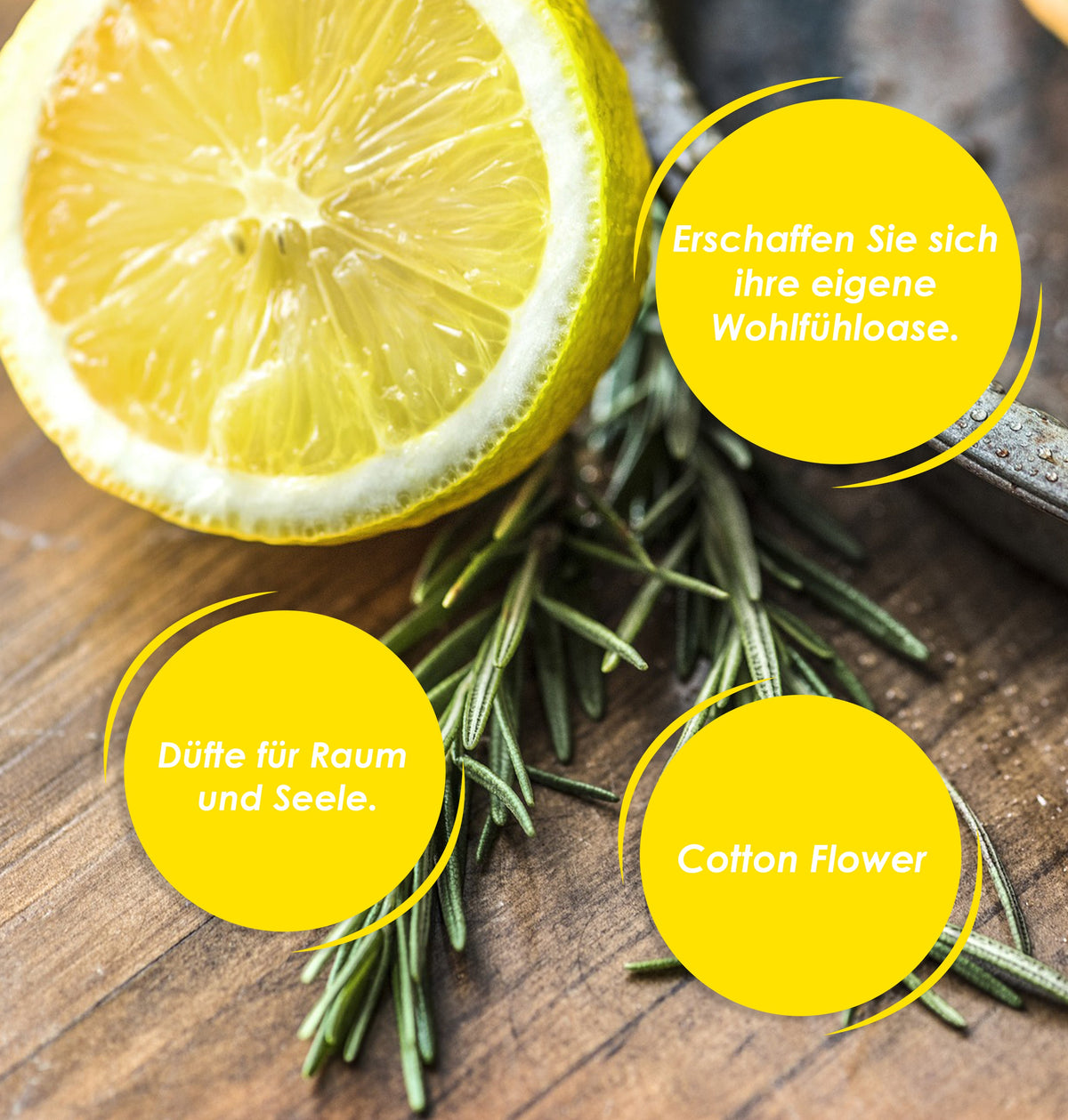 Zitronenfrische – De Lux Cool Lemon – Diffusor Aroma Manufaktur®