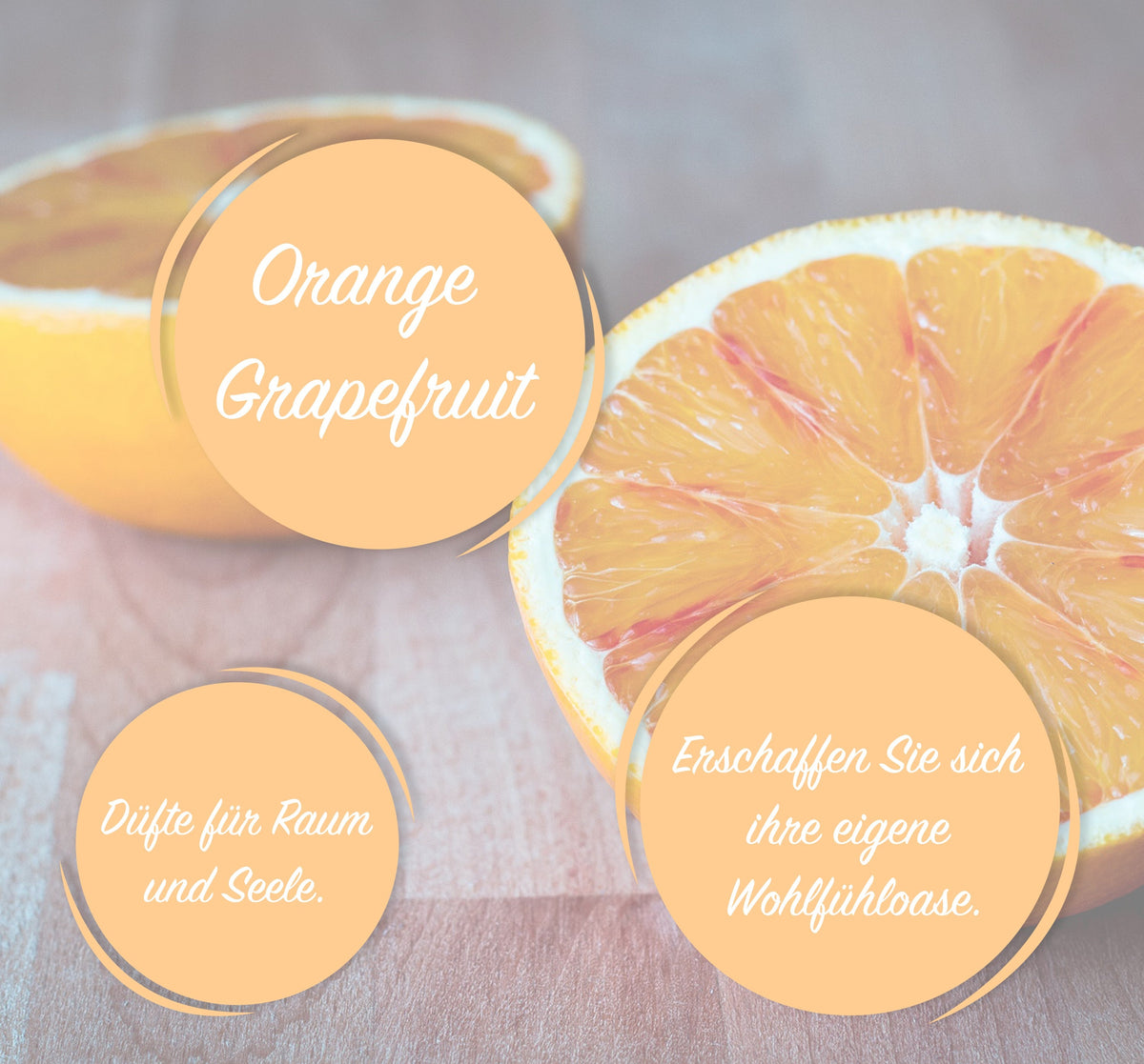 Spritzige Frische – Classic Orange & Grapefruit – Diffusor Aroma Manufaktur® Raumdüfte