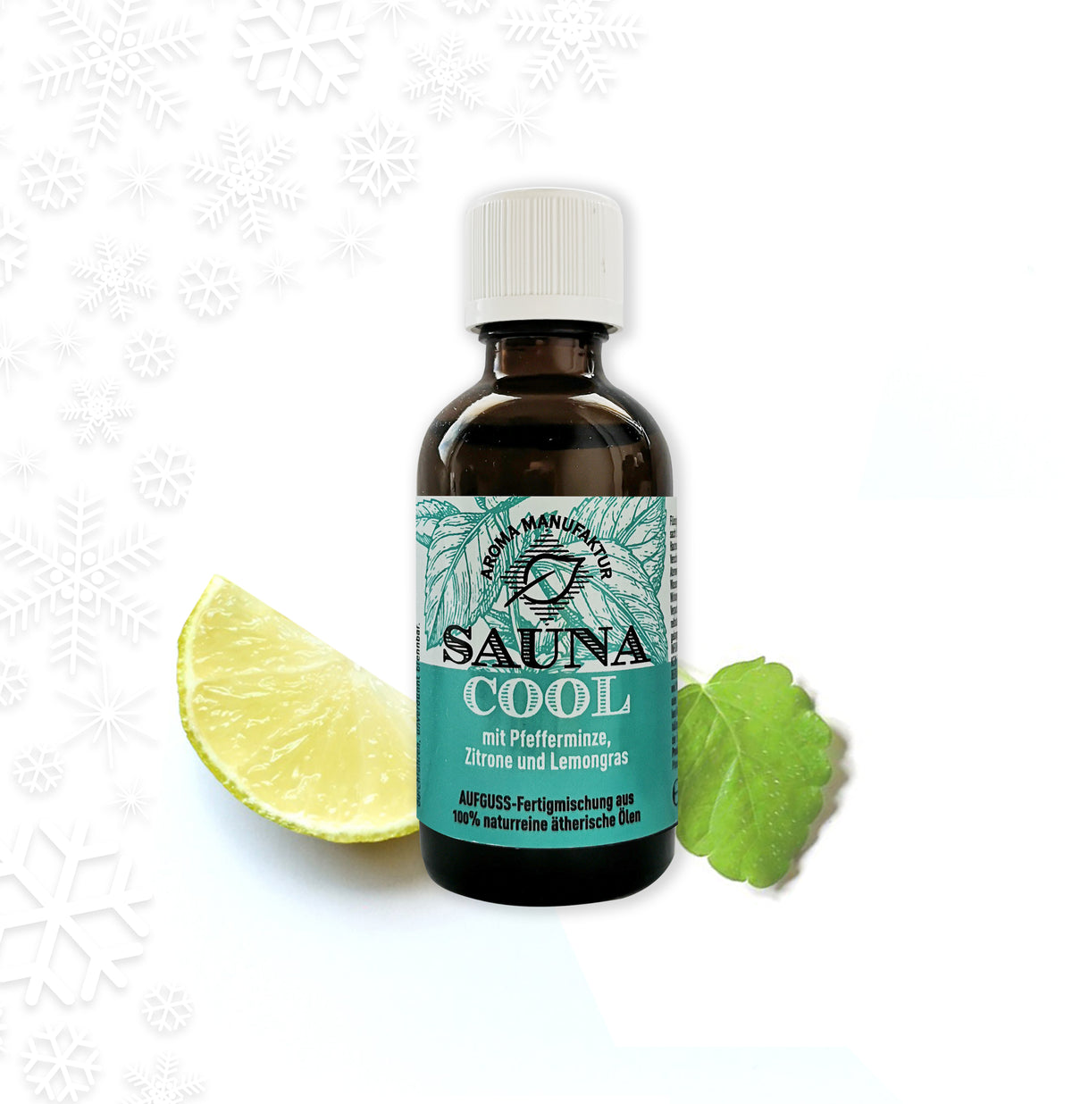 Sauna Konzentrat Cool mit Pfefferminzöl, Zitrone und Lemongras 50 ml